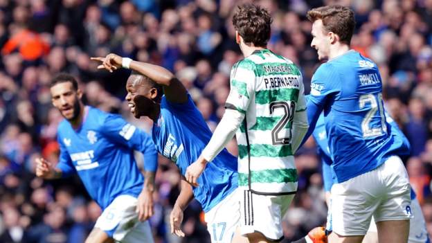 Rangers earn late draw in six-goal Old Firm classic