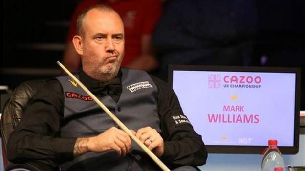 UK Snooker Championship 2021: Mark Williams falls asleep during Anthony Hamilton..