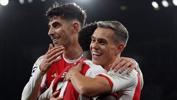 Arsenal 2-0 Sevilla: Leandro Trossard and Bukayo Saka strike as Gunners edge closer to last 16