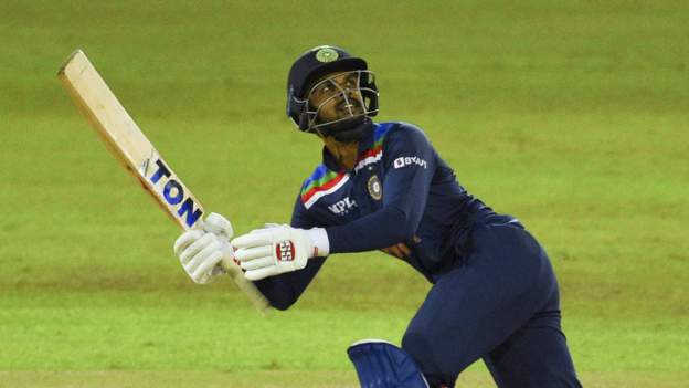 Ruturaj Gaikwad: India batter hits seven sixes in one over