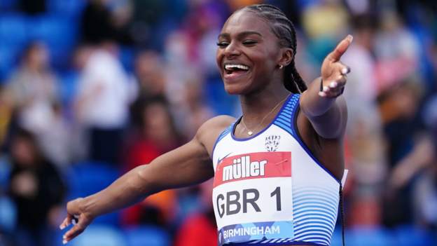 Dina Asher-Smith beats Shericka Jackson to win Birmingham Diamond League 100m