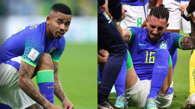 World Cup 2022: Brazil's Gabriel Jesus and Alex Telles ruled out of tournament w..