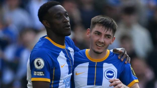 Brighton 6-0 Wolves: Seagulls boost European ambitions with biggest-ever top-flight win