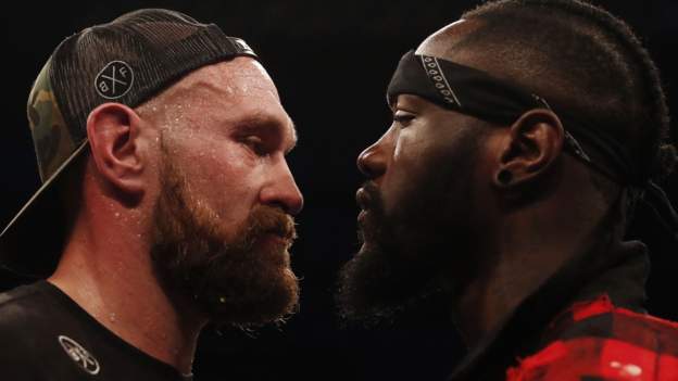 Tyson Fury And Deontay Wilder Face Off In Ring After Briton Beats ...