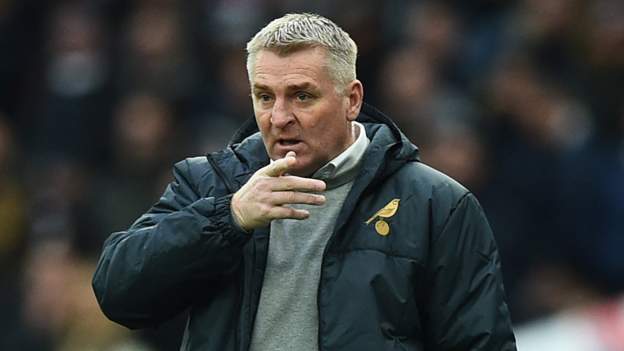 Dean Smith: Norwich boss says club face anxious wait for Covid test results before Man Utd game