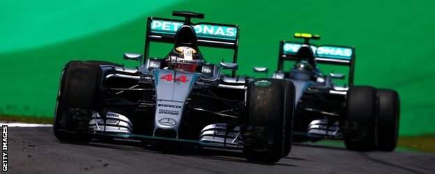 Lewis Hamilton and Nico Rosberg