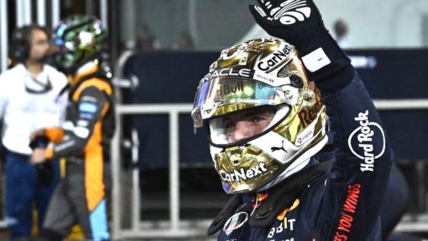 Verstappen beats Perez to Abu Dhabi pole position