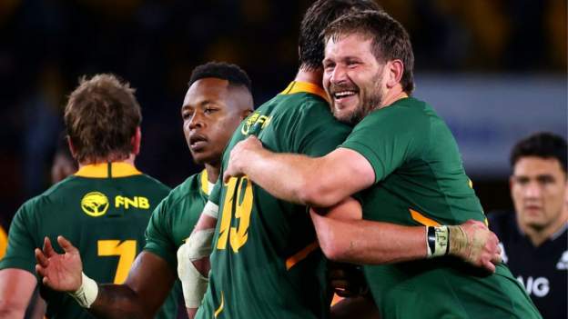 Rugby Championship: Springboks edge All Blacks in final-game thriller