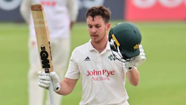 County Championship: Matthew Montgomery century places Notts in entrance towards Essex