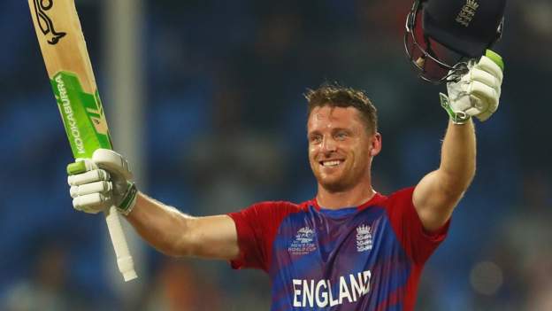 T20 World Cup: Jos Buttler's sensational century sets up England win over Sri La..