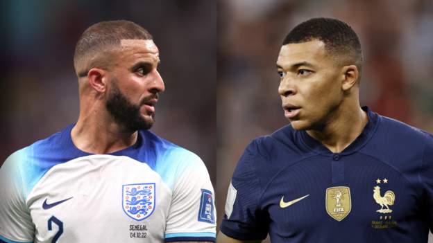 England ace Kyle Walker hopes to have Kylian Mbappe in his back