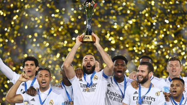 Real Madrid Info ³⁵ on X: REAL MADRID CHAMPIONS of the World Cup 2022 Real  Madrid 5-3 Al Hilal Goals: Vini Jr x2, Valverde x2, Benzema Assists:  Benzema, Vinicius, Carvajal  /