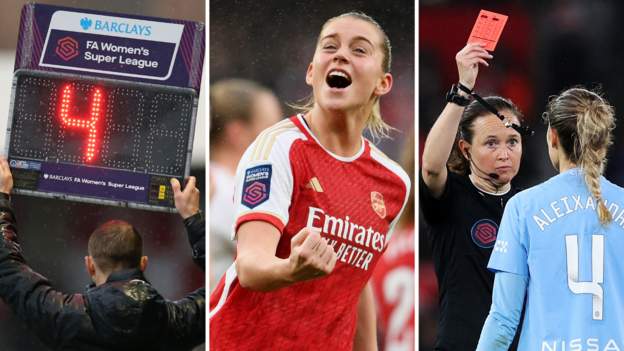 Women's Super League: Longer games, more cards, same goals - the best stats so far