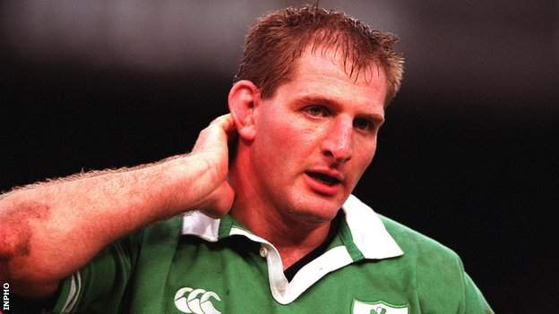 Gary Longwell ha ganado 26 apariciones en Irlanda durante su carrera de rugby