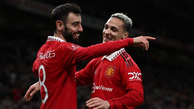 Manchester United 3-1 Fulham: Bruno Fernandes double seals comeback against nine-man Cottagers – NewsEverything England