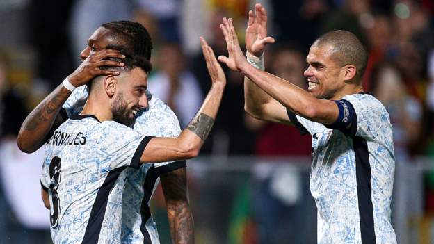 Portugal 5-2 Suécia: Matheus Nunes e Bruno Fernandes marcam em vitória amigável