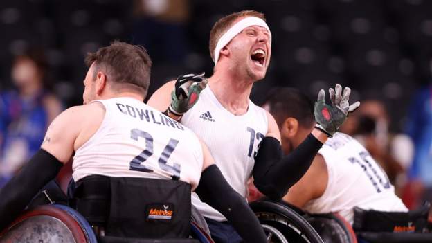 Tokyo Paralympics: GB beat USA to win first wheelchair rugby gold