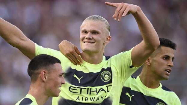 Two-goal Haaland inspires Man City to Hammers win
