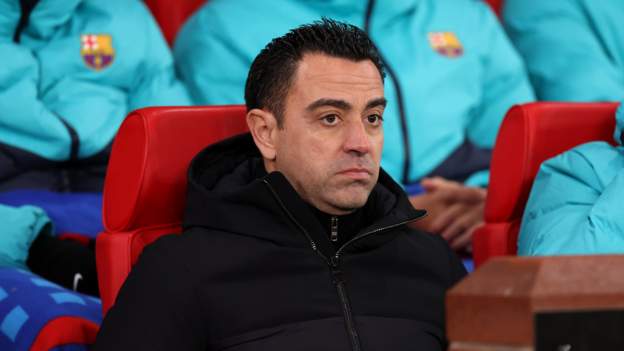 Barcelona beaten by Manchester United: Xavi hopeful of European honours ...