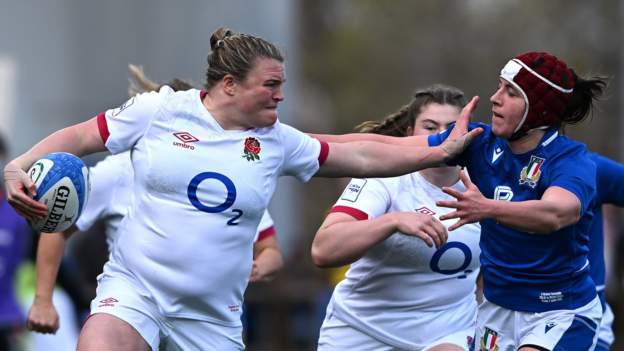 Women's Six Nations: 12-try England earn emphatic win against Italy