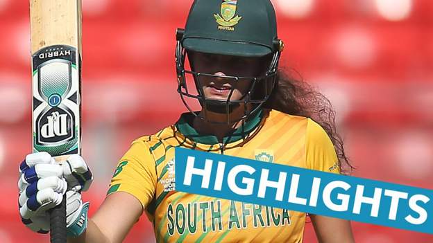 Women's T20 World Cup: Laura Wolvaardt half-century propels South Africa to victory over Pakistan