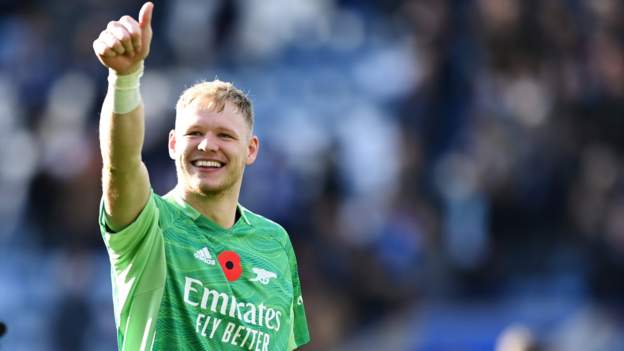 Aaron Ramsdale: 'Incredible' save for Arsenal in impressive season