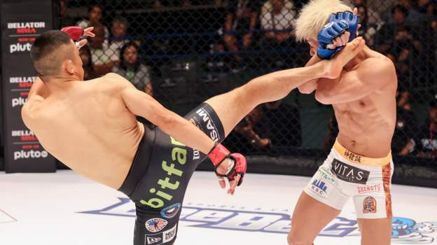 Eye poke ends Bellator title fight after 25 seconds