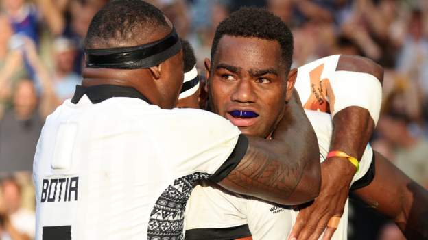 Australia 15-22 Fiji: Flying Fijians beat the Wallabies for the first time at Rugby World Cup