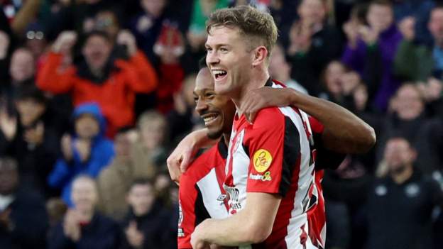 Brentford 3-2 West Ham United: Nathan Collins scores first goal for Bees in comeback win