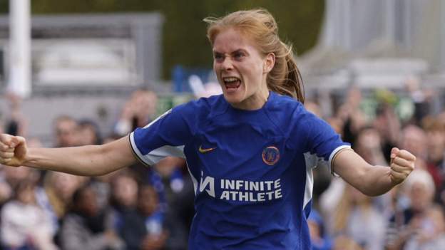 Chelsea 4-2 Brighton & Hove Albion: Blues come from behind to move level with WSL leaders