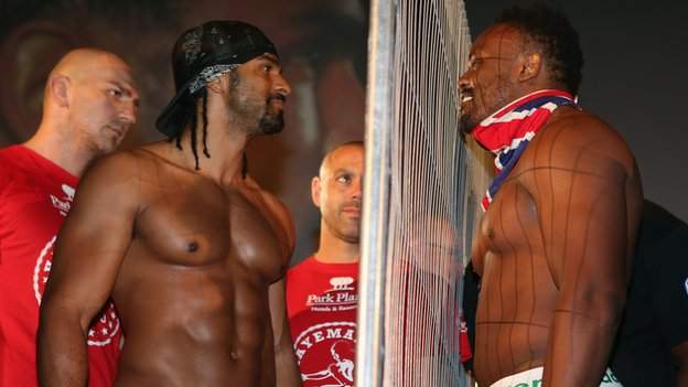 Haye and Chisora