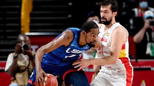 Tokyo Olympics: USA men's basketball team beat Spain to reach last four