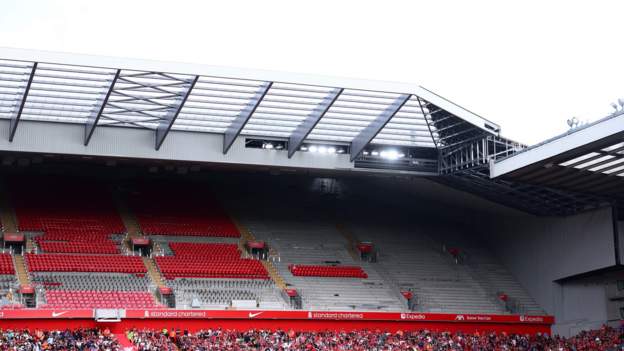 Liverpool delay Anfield Road Stand upper tier opening until 2024