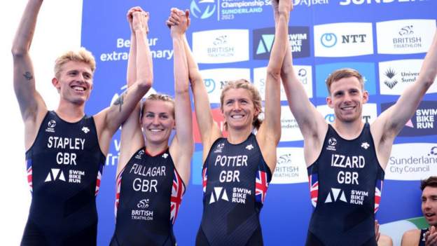 GB win mixed relay silver at World Triathlon Series