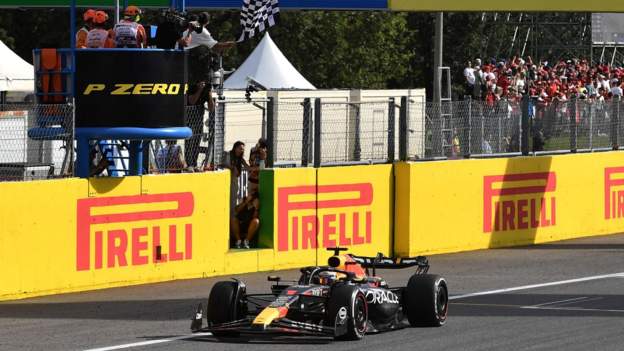 Italian Grand Prix: Max Verstappen in record-breaking 10th consecutive F1 win