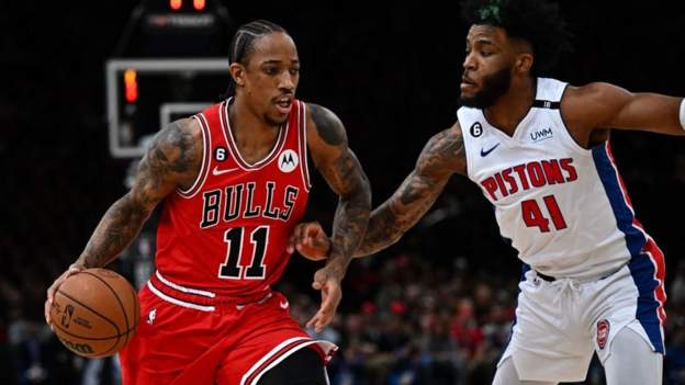 NBA: Chicago Bulls beat rivals Detroit Pistons 126-108 in Paris