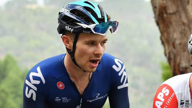 Team Sky's Owain Doull celebrates first road triumph - BBC Sport