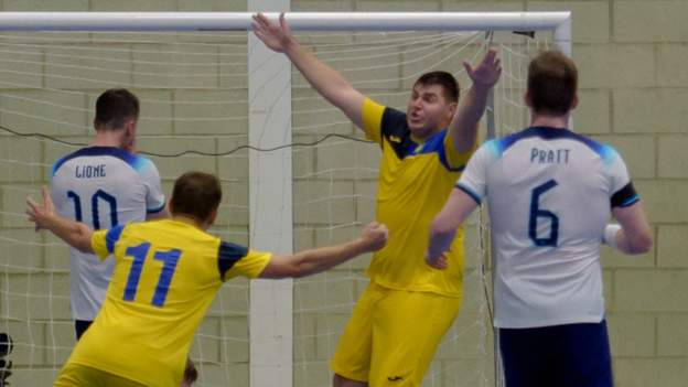 England lose 4-3 thriller to Ukraine in IBSA final