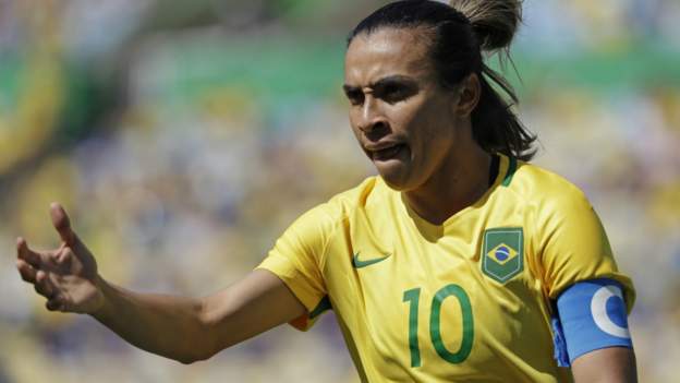 Football: Women's semi-final - Brazil v Sweden goes to penalties - Live ...