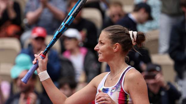 French Open: Eighth seed Karolina Pliskova survives scare to reach second round
