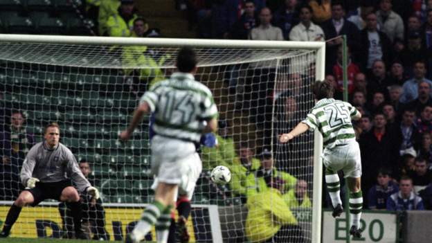 From the archive: Moravcik’s first Celtic goal in derby rout