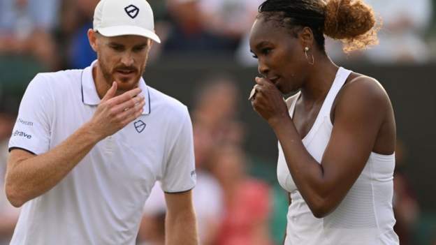 Wimbledon: Jamie Murray and Venus Williams out of mixed doubles