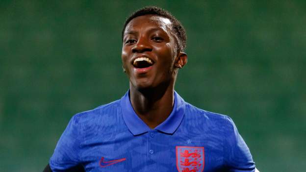 Eddie Nketiah scores again in England U21 win - BBC Sport