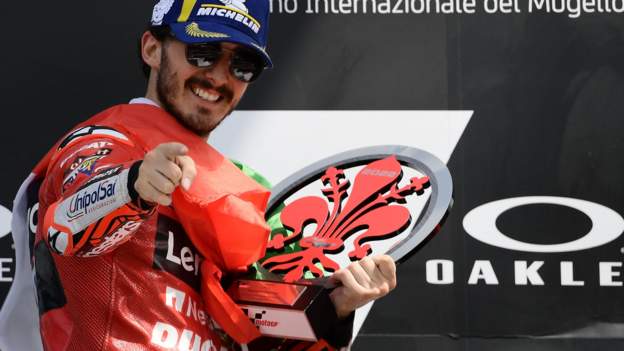 MotoGP: Francesco Bagnaia wins Italian Grand Prix for first time