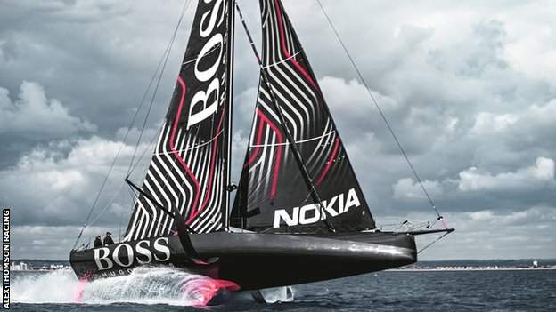Alex Thomson Racing's latest Imoca class Hugo Boss boat