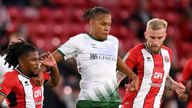 Carabao Cup: Lincoln City shock Sheffield United on penalties in second round