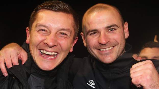 Salford City: Joint-managers Anthony Johnson and Bernard Morley leave ...