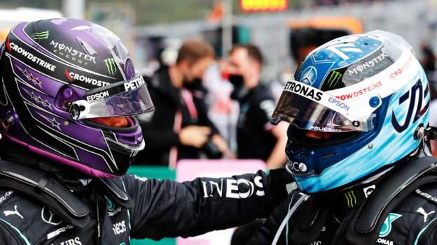 Lewis Hamilton fastest but Valtteri Bottas on Turkish Grand Prix pole after pena..