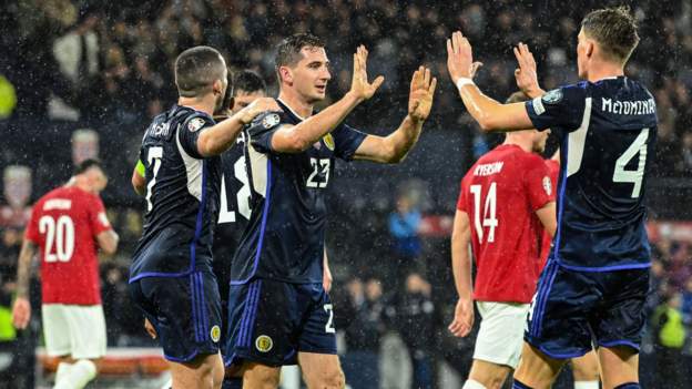 Scotland 3-3 Norway: Steve Clarke's side head for Euro 2024 after closing draw