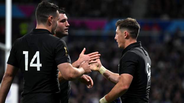 NZ crush Uruguay 73-0 to reach quarter-finals